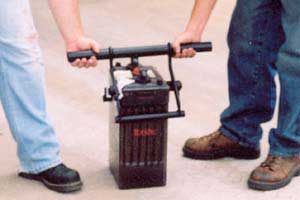 Manual Two-Man Battery Lifter