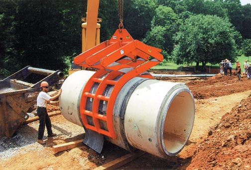 Move pipe safely and easily