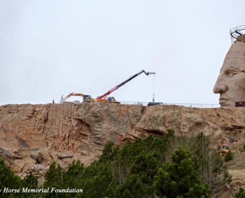 Crazy Horse Monument Full View of Rocklift