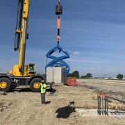 Moving Heavy Block with Crane