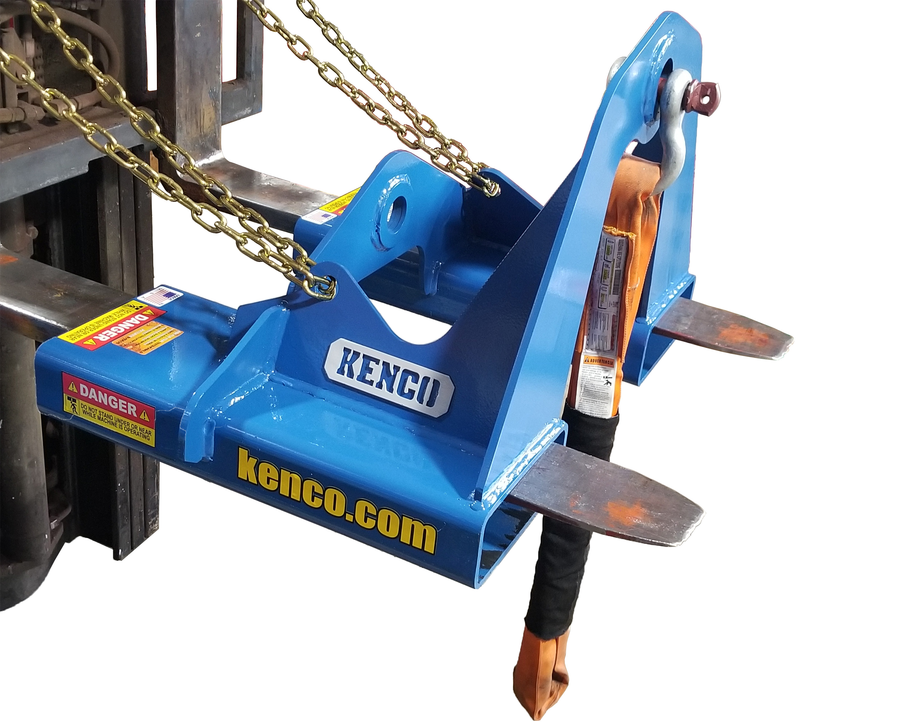 scetch a forklift clamp