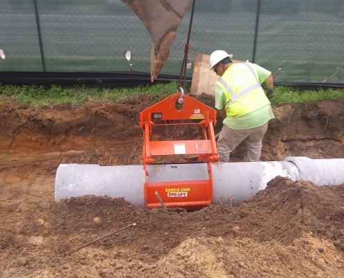 15 inch concrete pipe project