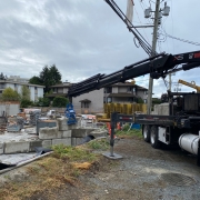 Lock Block Installation Wall