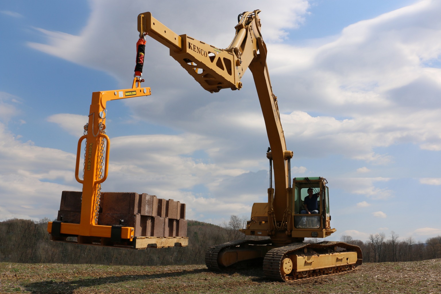 Excavator Jib Boom Crane Attachment Extension Kenco excavator-jib-boom-crane-attachment-extension-kenco