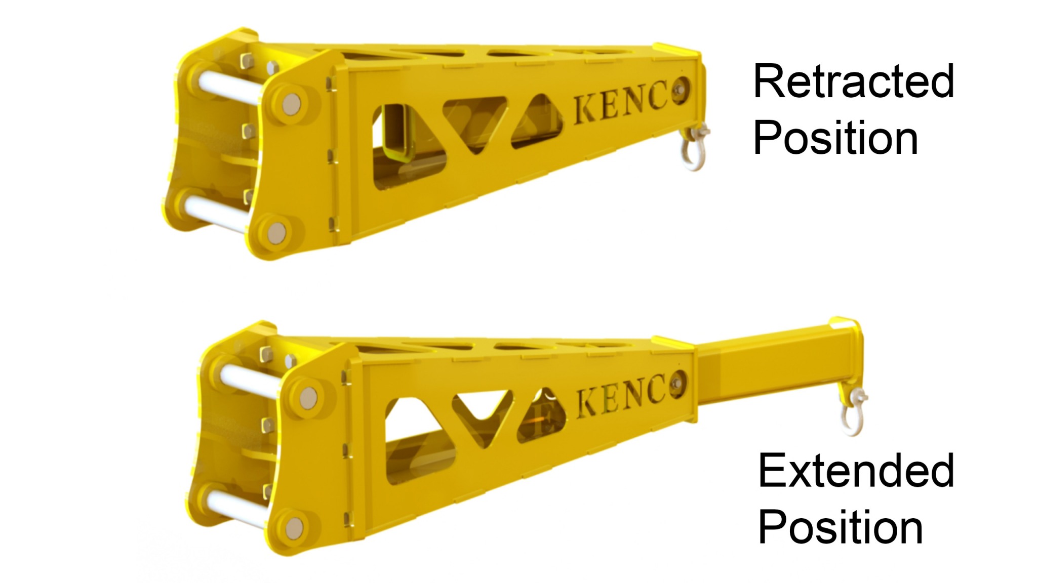 Excavator Jib Boom Crane Attachment Extension Kenco