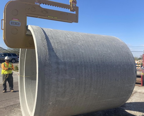 large section of rcp pipe