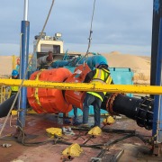 assisting dredging operations with a kenco pipe lift