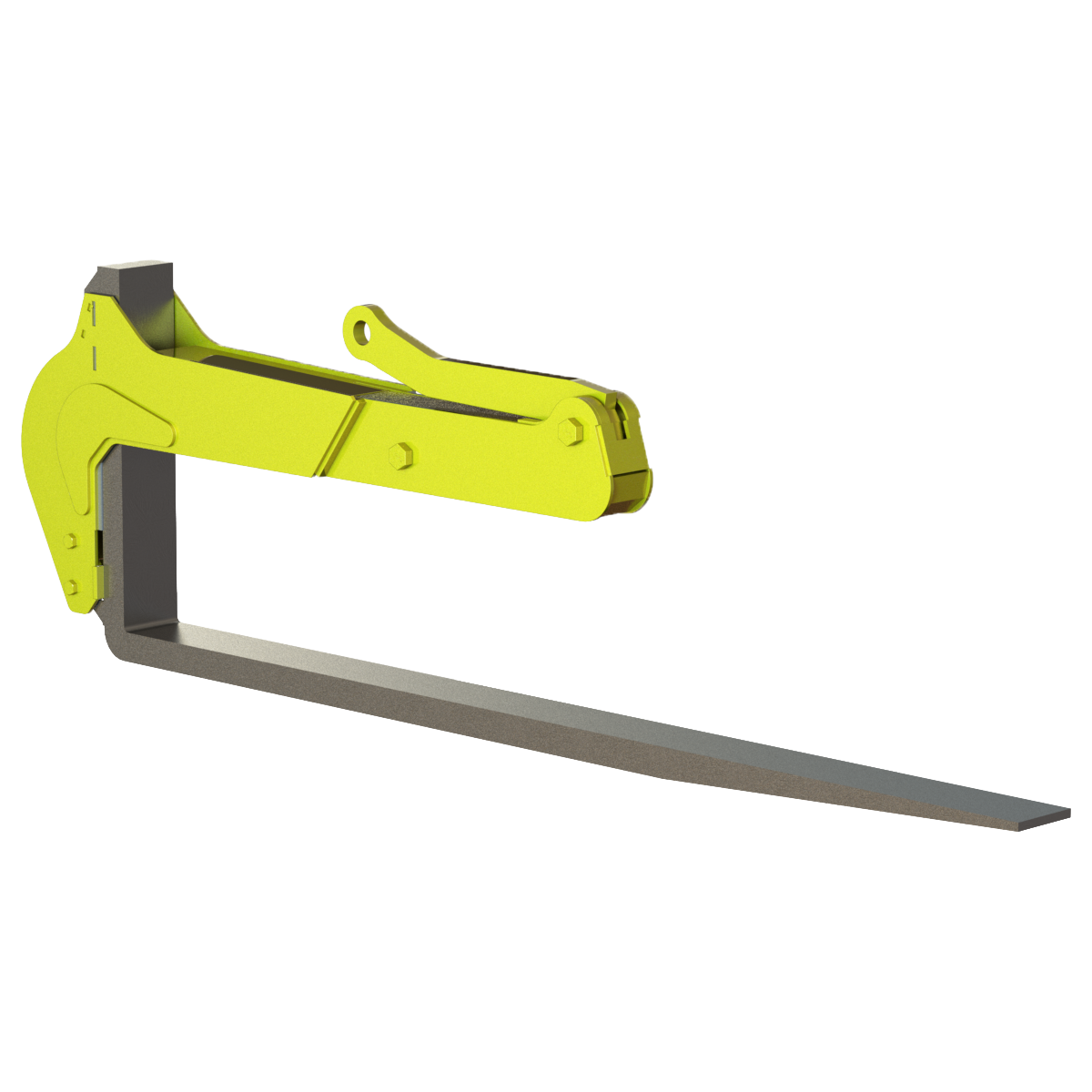 Lifting tool for large wooden slabs with short cribbing