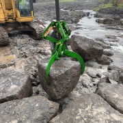 rebuilding rock wall in hawaii for erosion control
