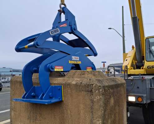 tools for picking up waste block that won't break the keyway