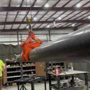industrial application for a kenco pipe lifting device